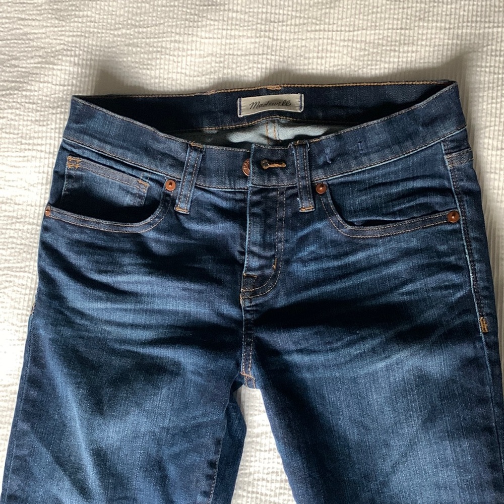 Madewell Skinny Skinny 9” Rise Davis Wash Jeans